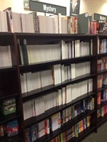 Library Mystery books section